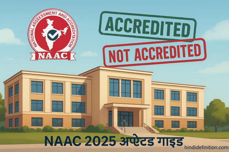 NAAC in Hindi, NAAC Binary Accreditation, PAC NAAC 2025