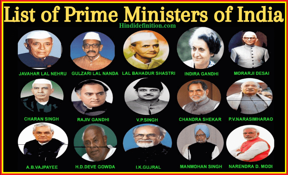 List of Indian Prime Minister From 1947-2021