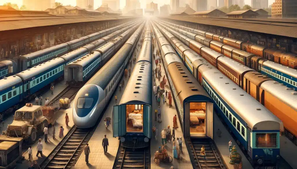 ट्रेनों के कोचों के प्रकार