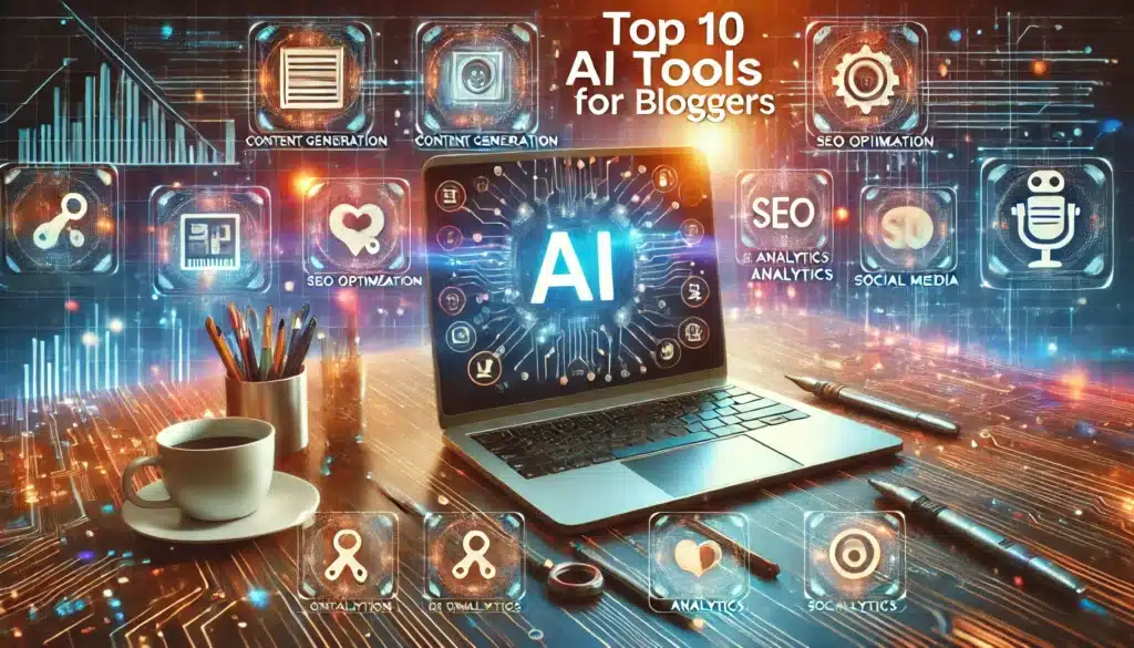ब्लॉगरों के लिए शीर्ष 10 AI टूल्स: सामग्री निर्माण और जुड़ाव बढ़ाने के लिए