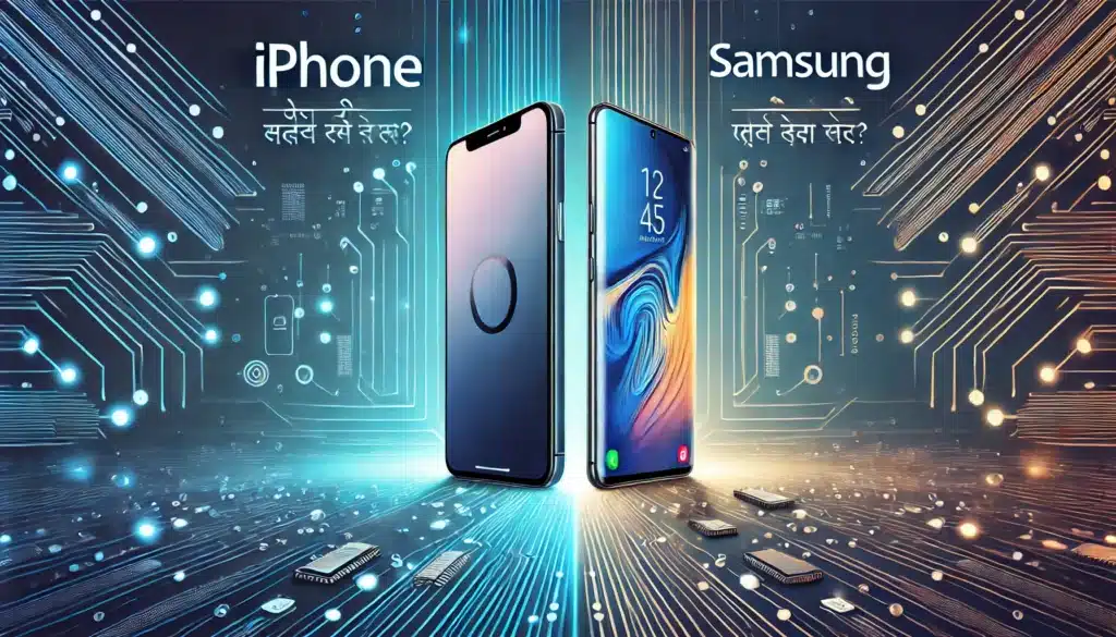 iPhone vs Samsung फोन