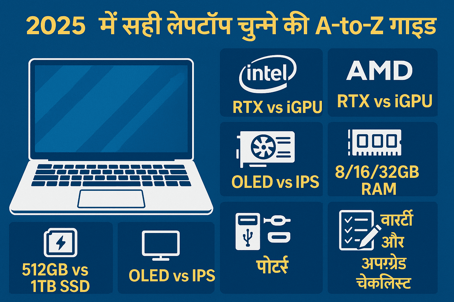 2025 में सही लैपटॉप चुनने की A-to-Z गाइड