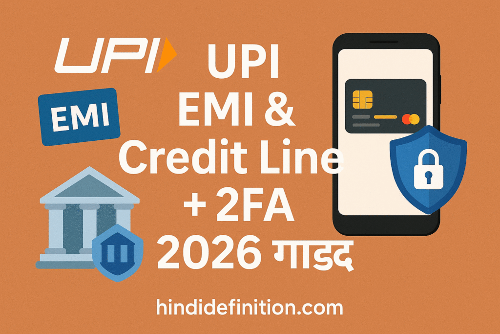 UPI EMI हिंदी गाइड, Credit Line on UPI, RBI 2-FA 2026