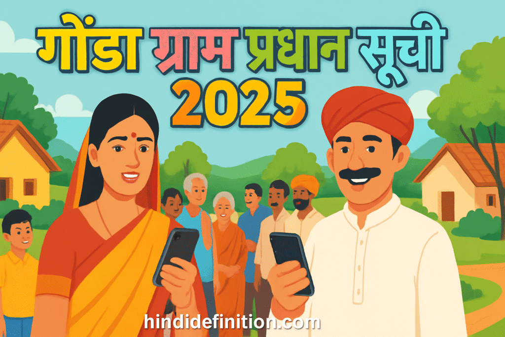 गोंडा ग्राम प्रधान सूची 2025 – नाम और मोबाइल नंबर