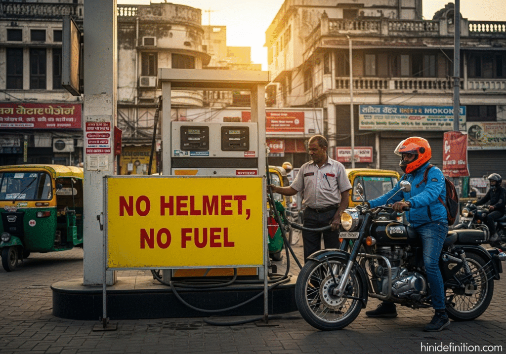 no-helmet-no-fuel-bhiyaan-uttar-pradesh