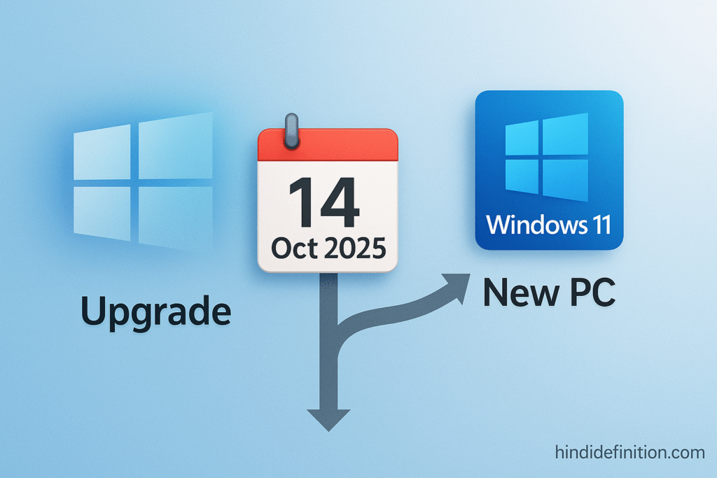Windows 10 end of support 2025 Hindi