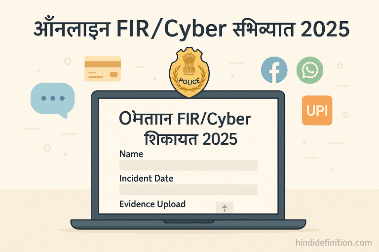Online FIR Hindi 2025