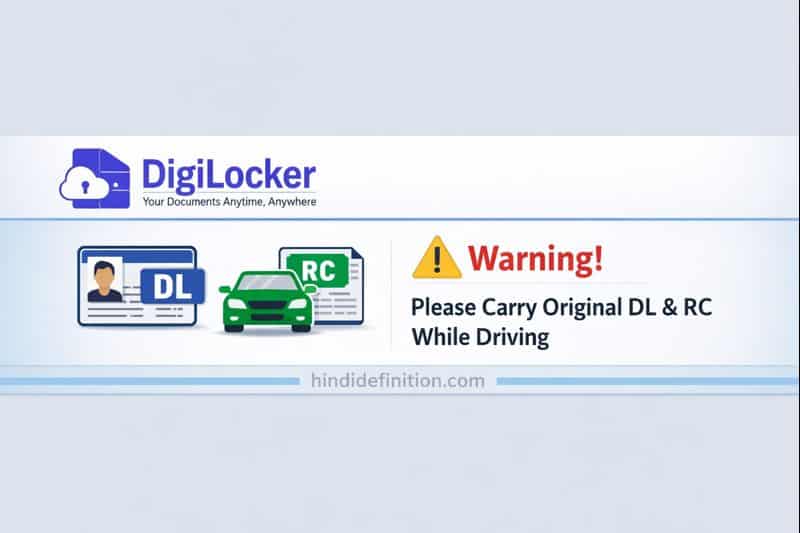 DigiLocker DL RC fetch problem fix