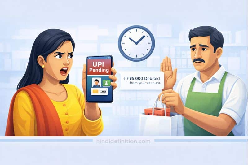 UPI pending amount debited refund
